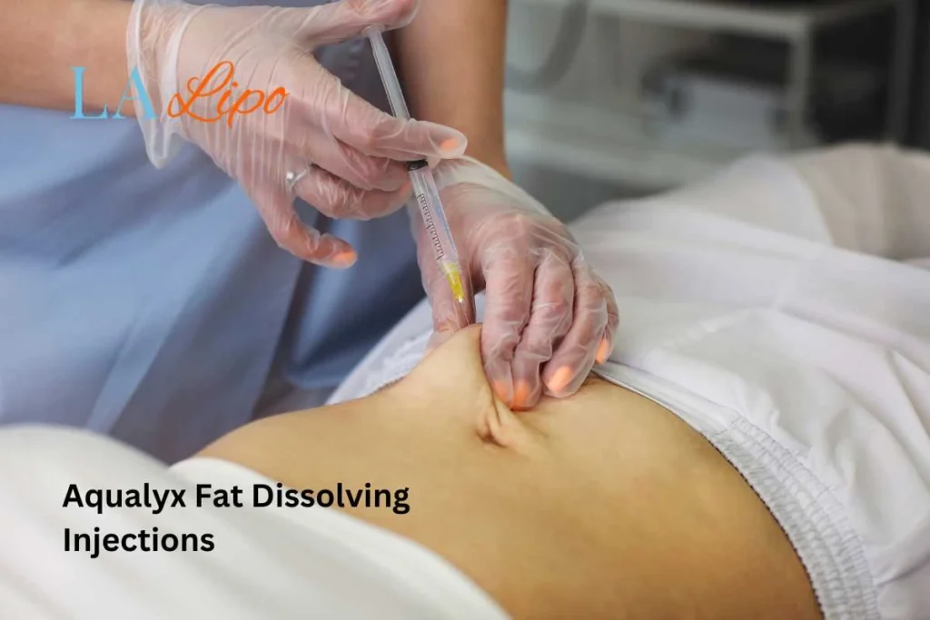 woman having fat dissolving injections West Kilburn in the stomach