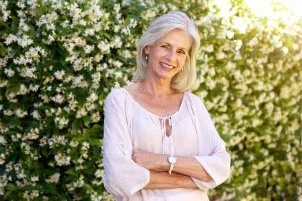 Older woman happy with urinary incontinence treatment West Kilburn