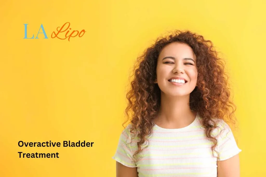 woman smiling about overactive bladder treatment West Kilburn solutions