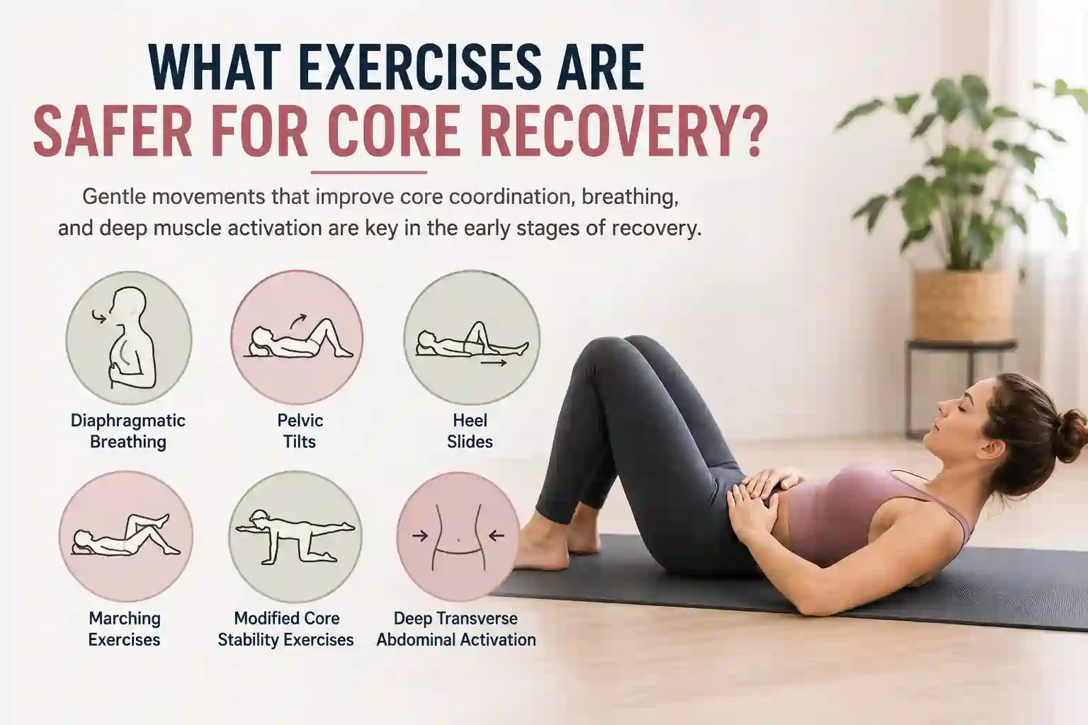 Which exercises may help diastasis recti West Kilburn?